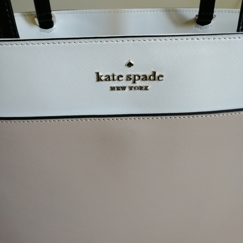 kate spade staci colorblock laptop tote